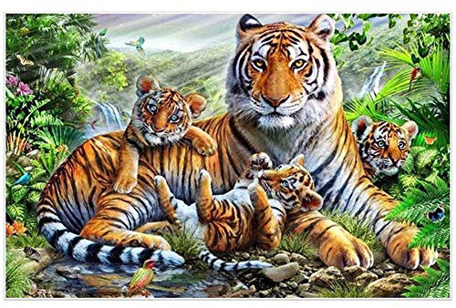 5000 Teile,Puzzle,Erwachsenenpuzzle,Puzzle Kreative Erwachsene,Legespiel Puzzle,Puzzle Pädagogisches Tiger Mutter und Kind Puzzle Stressfreisetzung Spielzeug,Klassische Puzzles