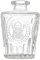 Jarrón pequeño de cristal para tallar, mini jarrón vintage transparente para decoración del hogar