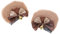 Lurrose Bärenohren Haarspangen 1 Paar Plüsch Tierohren mit Glocke Haarnadel Cosplay Ohren Haarspangen Niedlicher Haarschmuck für Cosplay Partybedarf