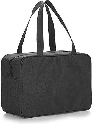 SUMTree Trousse de Toilette Sac de Toilette Grande capacité Organisateur de Voyage pour Femme Maquillage cosmétique ou Homme kit de Rasage (Noir)