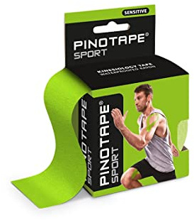 Pinotape Sensitive Kinesiotape, Light Lime, 5 cm x 5 m, Wasserfest