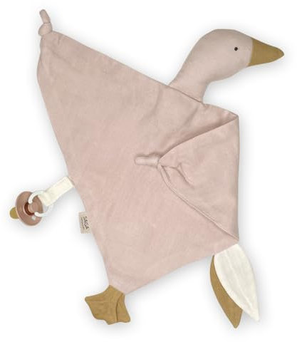 Saga Copenhagen Schmusetuch für Baby's, Baumwolle, 44x46cm | Bliki - Misty Rose