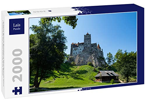 Lais Puzzle Schloss Bran in Rumänien, Vlad Dracula Haus, Landschaft mit mittelalterlichem Turm 2000 Teile