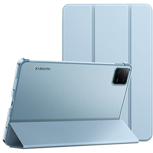 JETech Funda para Xiaomi Mi Pad 6/6 Pro (11 Pulgadas, 2023 Modelo, 6.ª Generación), Soporte Delgado con Respaldo Rígido Carcasa con Auto-Sueño/Estela (Azul Claro)