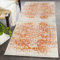 Livabliss Syracusa Vintage Rug - Runner Rugs Living Room 80x150 cm, Hallway, Kitchen Area - Traditional Multicoloured Boho Style, Easy Care - Bohemian Large Rug, Burnt Orange, Beige