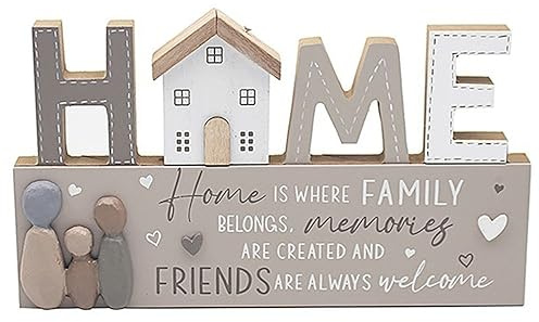 Lesser & Pavey Home Standing Plaque for Gift & Decor | Ideal Signs & Plaque Birthday Gifts for Women & Men | Designed By Love and Affection | Lovely Plaques for Home & Office
