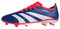 adidas Unisex Predator League Football Boots Firm Ground Fußballschuhe, Lucid Blue/Cloud White/Solar Red, 37 1/3 EU