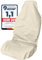 LIONSTRONG® Autositzschoner Vordersitz universell kompatibel [WASSERDICHT] - Autositzbezüge Vordersitze - Sitzschoner Sitzbezüge Auto - Autositz Sitzschutz - Werkstattschoner - Polyester Beige