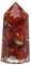 AZOOB Main Goutte Colle Cristal Gravier Ornement Cristal Colonne Démagnétisation Yoga Violet Poudre Blanc Résine Cristal Colonne Cloches for Porte for la Protection ERTEYIN