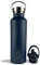 Mondello Stainless Steel Drinks Bottle (Navy, 750ml) Ideal Travel Water Bottle with Both Flex Straw and Flex Cap. Hot and Cold Drinks - BPA Free