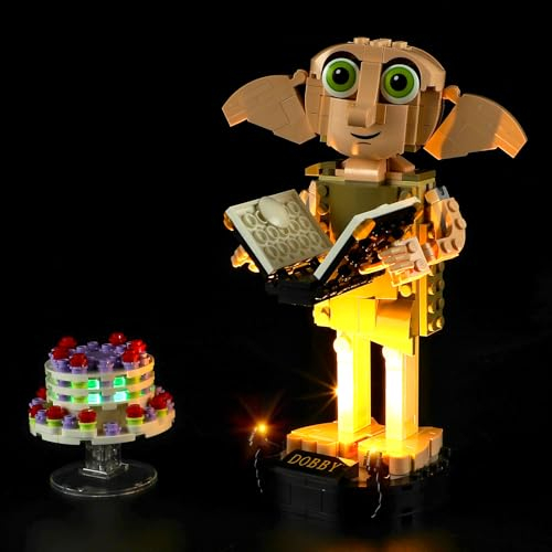 BRIKSMAX Led Licht für LEGO Dobby der Hauself 76421 - Compatible with Lego Harry Potter Bausteinen Modell - Ohne Lego Set