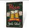 Putuo Decor 1 Stück Vintage Metall Bar Blechschild, Zinn Zeichen Wand Kunst Dekor für Home Bar Pub Club Garage Mann Höhle Dekor 7,8 x 11,8 Zoll (gute Idee)