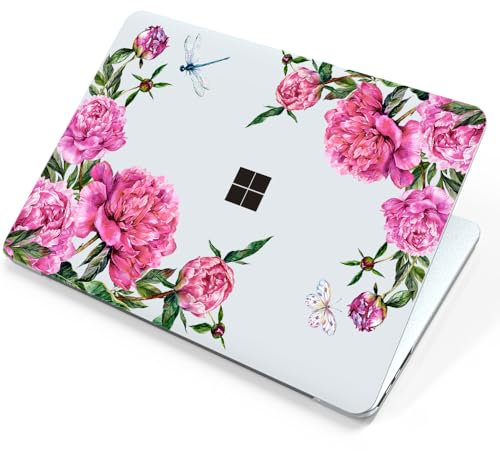 MUSHUI Case Compatible with Microsoft Surface Laptop Go 3 12.4 inch 2023 / Laptop Go 2 2022 / Laptop Go 2020 (Model: 2013/1943), Ultra-thin & Durable Plastic Hard Shell Cover, OMi-9