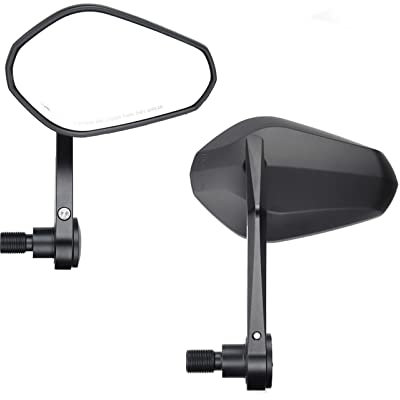 Motorrad Rückspiegel Für MT-07 Für MT-09 MT10 Für Y&AMAHA FZ1 FZS1000 FZ6 FZ6R XJ6 TMAX530 TMAX500 Motorrad Griff Spiegel Bar End Spiegel Rückspiegel