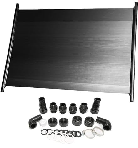 HAF® 2X Solarkollektor 300 x 60 cm ohne 3-Wege Solarweiche | Heizmatte für 20m³ Schwimmbecken bis zu 6°C Wassererwärmung | Solarheizung Pool Heizung beliebig erweiterbar | Qualität: Made in Europe