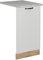 Vicco Panel Frontal del lavavajillas R-Line, Blanco casa de Campo, 45 cm, ET Mármol