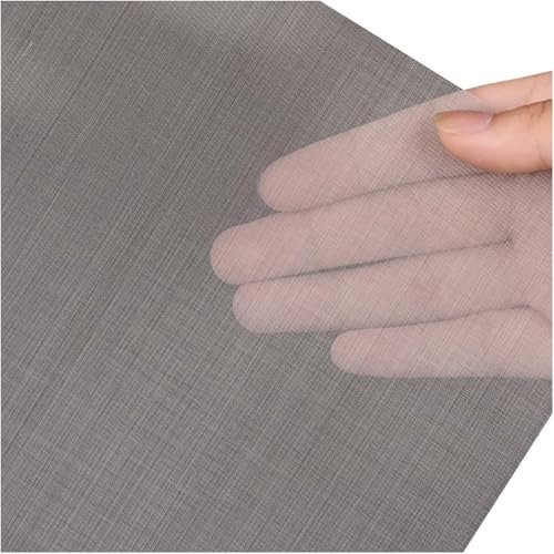 Edelstahl Volierendraht, Maschendrahtzaun Aus 304 Edelstahl, Langlebiges Schutzgitter Für Belüftung, Garten, Metallgitter & Sichere (Silver 1.2x6m)