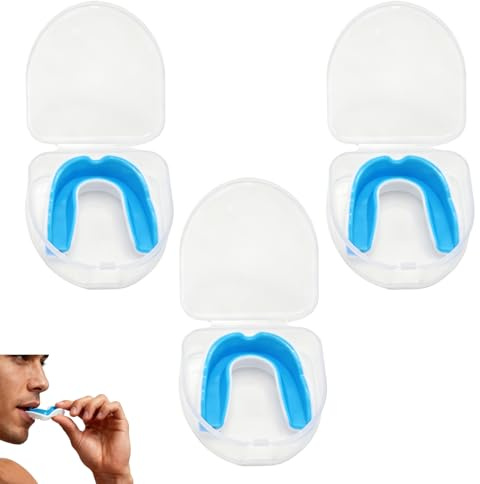 Hochwertiges Sport Mundschutz Set für Erwachsene und Kinder, Stück mit Tragbarer Hygienebox, Ideal für Rugby, Boxen, Kampfsport, Hockey, MMA, Taekwondo (3)
