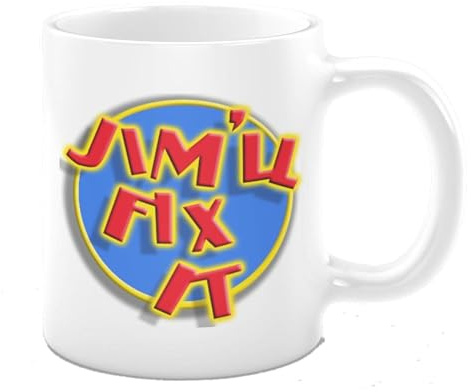 jim'll fix it Mug Jimmy Savile, Offensive Funny Mug, Gift for boss Manager workmate, Co-Worker Gift, Rude Mug Gift, Office Rude Adult (11, Fluid Ounces)