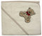 Mauz großes Kapuzenbadetuch Frottee 100x100 cm (Teddy natur)