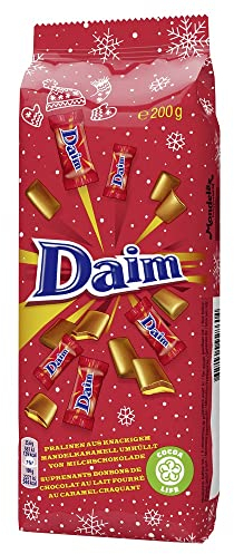 Daim Pralinen 15 x 200 g – knackiger Mandelkaramell umhüllt von feinster Milchschokolade – einzigartig leckere schwedische Süßigkeit aus natürlichen Zutaten