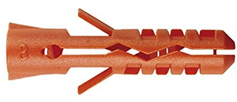 MUNGO 1000060 MN Dübel 6x 30 Nylon orange 100 Stück, 6x 25, Stk
