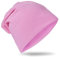 Miobo Kinder Slouch Beanie Mütze,Baumwolle,Unifarbe Rosa-L