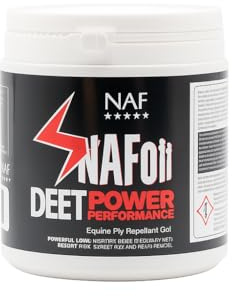 NAF Off Deet Power Performance Gel 750ml – High-Strength Insect Repellent for Horses – With 19% DEET – Long-Lasting Protection Against Flies, Midges & Biting Insects