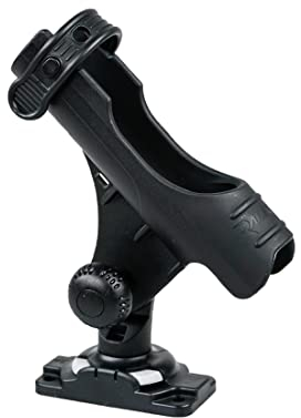 Set: Rod Holder R + Starport HD (schwarz) Railblaza Rutenhalter Kajak 04-4082-11