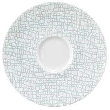 Seltmann Weiden Life Fashion Kombi-Untertasse ø 13,5 cm – Porzellan Unterteller für Espresso- & Teetasse – Modernes Design, Spülmaschinenfest & Mikrowellengeeignet – Green Chic