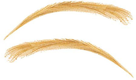 Faux sourcils semi-permanents à coller, d’origine 100% naturelle - fait à la main (M1-22R)