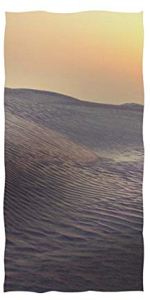 MONTOJ Boundless Desert Sunset Twilight Handtuch, weiche Baumwolle, extra groß, schnelltrocknend