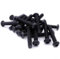 M3 (3mm x 25mm) Hex Socket Button Machine Screw (Bolt) - Black Steel (Pack of 20)