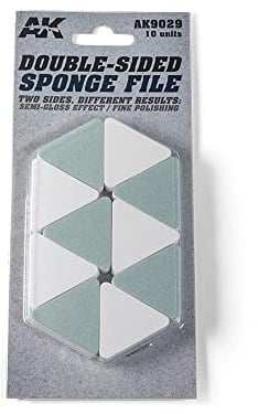 AK Interactive AK9029 - Double-Sided Sponge File 10 Units