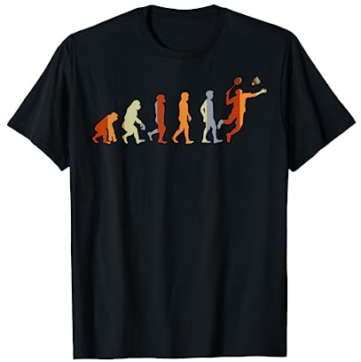 Geschenk für Sportler Evolution Badminton T-Shirt