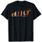 Geschenk für Sportler Evolution Badminton T-Shirt