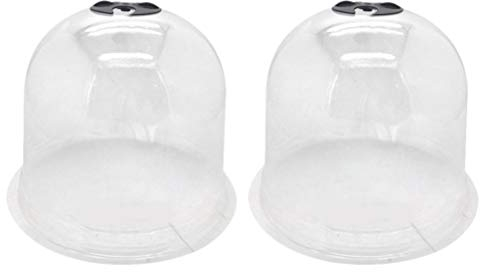 Holibanna 2 Pièces Jardin Cloche Dôme Bell Usine Couvre Réutilisable en Plastique Mini- Serre Garde Le Gel Protection Contre Le Gel pour Fruits Légumes Semis Réchauffement