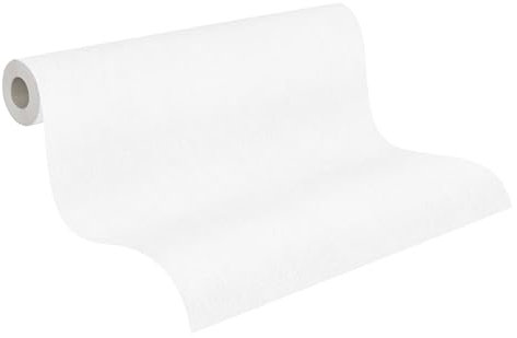 A.S. Création Unitapete Little Love Tapete einfarbig unifarben PVC-freie Vliestapete creme seidenmatt glatt 383198