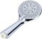 ZENO High Pressure Shower Head | 5 Spray Modes | Universal Chrome Replacement Head | Powerful Handheld