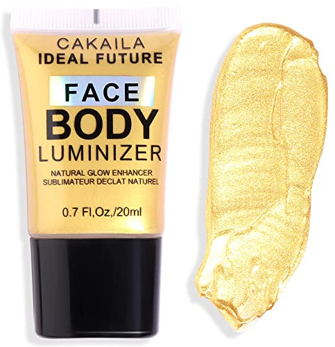 GL-Turelifes Face Glow Liquid Illuminator, Body Natural Glow Enhancer Luminizer Bronzer Smooth Shine Shimmer Liquid Foundation Liquid Highlighter Makeup (03)