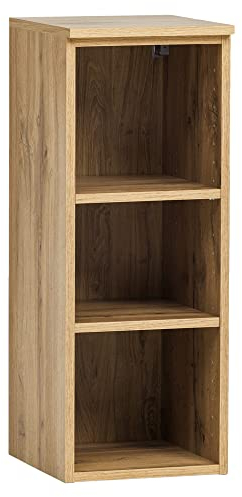 Lomadox Bad Unterschrank Regal in Wotan Eiche Nb., B/H/T: ca. 30/79/35 cm