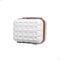 KONO Hartschale Kosmetikkoffer Beautycase Klein Beauty Case Hartschale ABS Handgepäck Gepäck-Sets für Damen und Herren, 30x21x16cm (Kosmetikkoffer, Weiß)