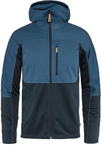 Fjällräven Herren Abisko Trail Fleece M Sweatshirt, Indigo Blue-Dark Navy, L