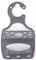 DIVCHI Bathroom Storage Caddy Basket with Self-Draining Design, Easy-to-Clean Shower Organiser Plastic Hanging Wall Organizer for Toiletries (Grey)