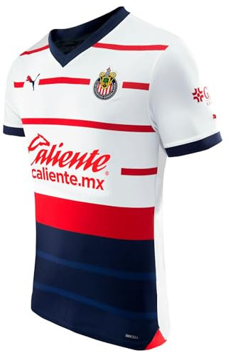 PUMA Herren Fußballtrikot Chivas 23/24 Auswärtstrikot – klassisches Design, verbesserte Belüftung, Premium-Qualität (as1, Alpha, M, Regular, Regular)