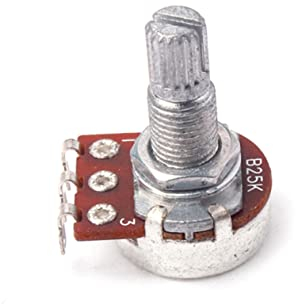 Supvox Gitarrenpotentiometer Linearpotentiometer Welle Für Lautstärkeregler Tonpotentiometer Lötösen