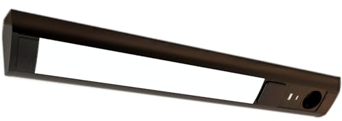 kalb I LED Unterbauleuchte mit Schalter und Steckdose, 230VAC Anschluss, 3000 Kelvin, USB-Port Typ A+C, Aluminium + ABS, IP20 schwarz