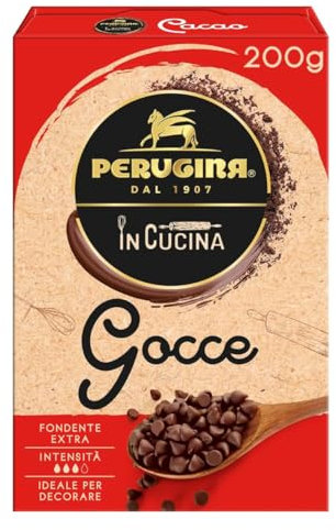 Generico Gocce di Cioccolato Fondente Extra Cacao Perugina 3 x 200 gr