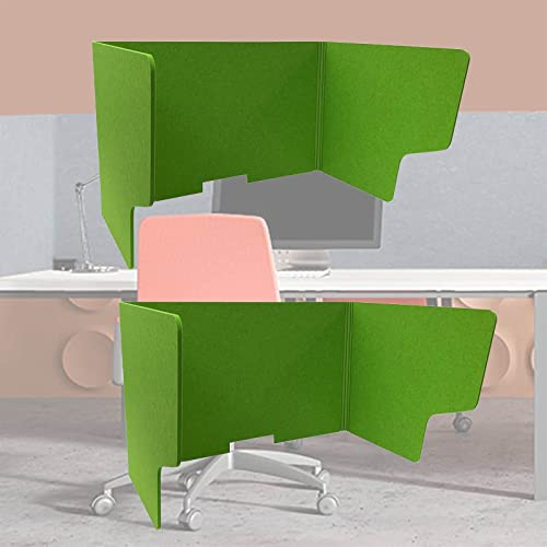 2er-Pack Akustiktrennwand, schallabsorbierende Schreibtischteiler, Schreibtischplatte, 24''/31''/39''/WX 20''H Desktop-Sichtschutzwand, Heimbüro – Klassenzimmer – Fernunterricht – Heimschule – Compu