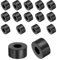 QUARKZMAN 16Stk Gummi Unterlegscheiben Gummispacer 20mm Außendurchmesser 8mm Innendurchmesser 10mm Höhe Runde Antivibrationspacer Gummibuchsen Grommets Dicke Gummischeiben für Auto Zubehör